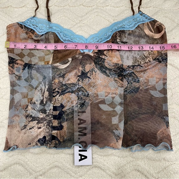 I.AM.GIA Gianna Mesh “Star” Cami - Picture 2 of 8